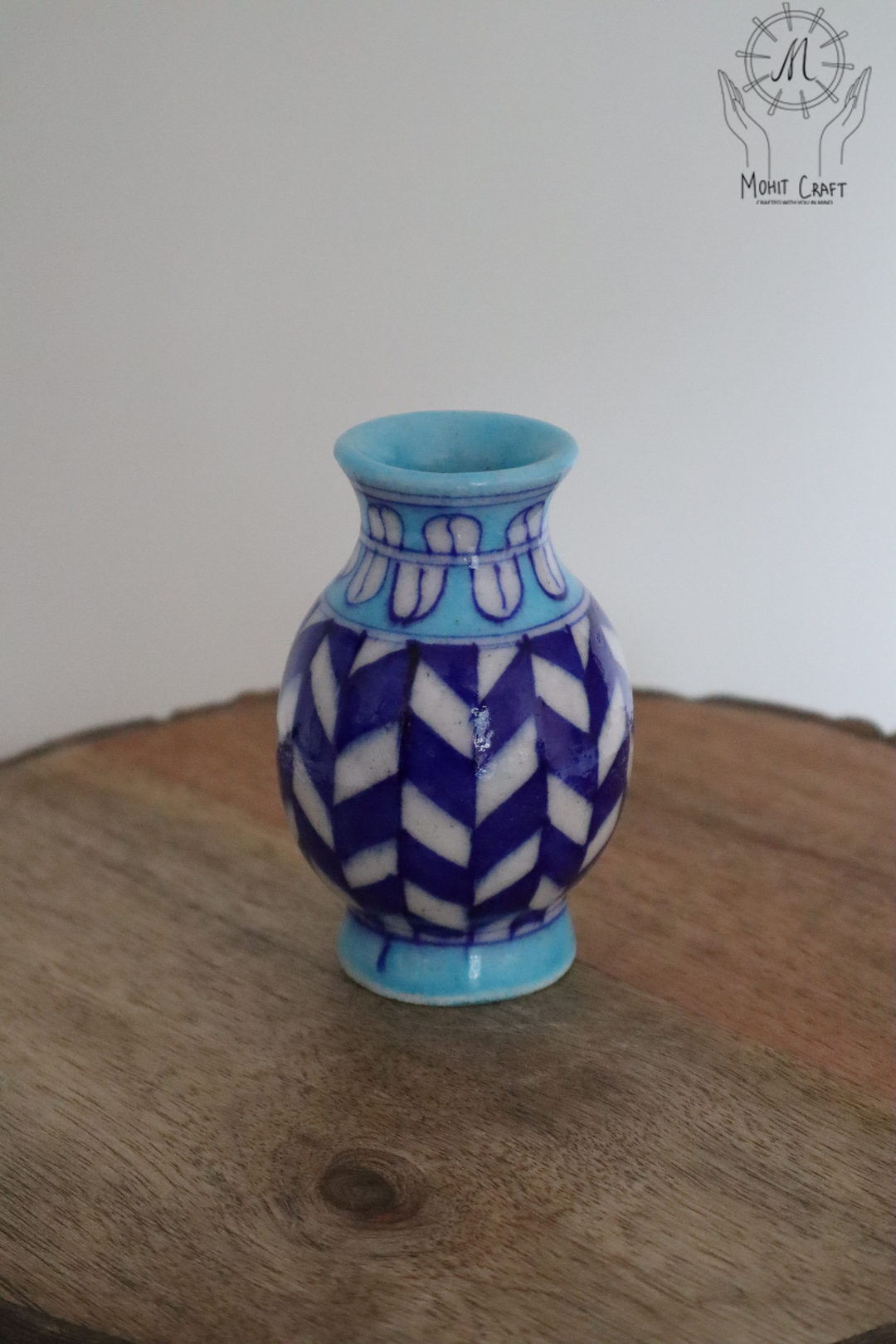 Ceramic Floral Handcrafted Vase |Traditional Home Decor in USA