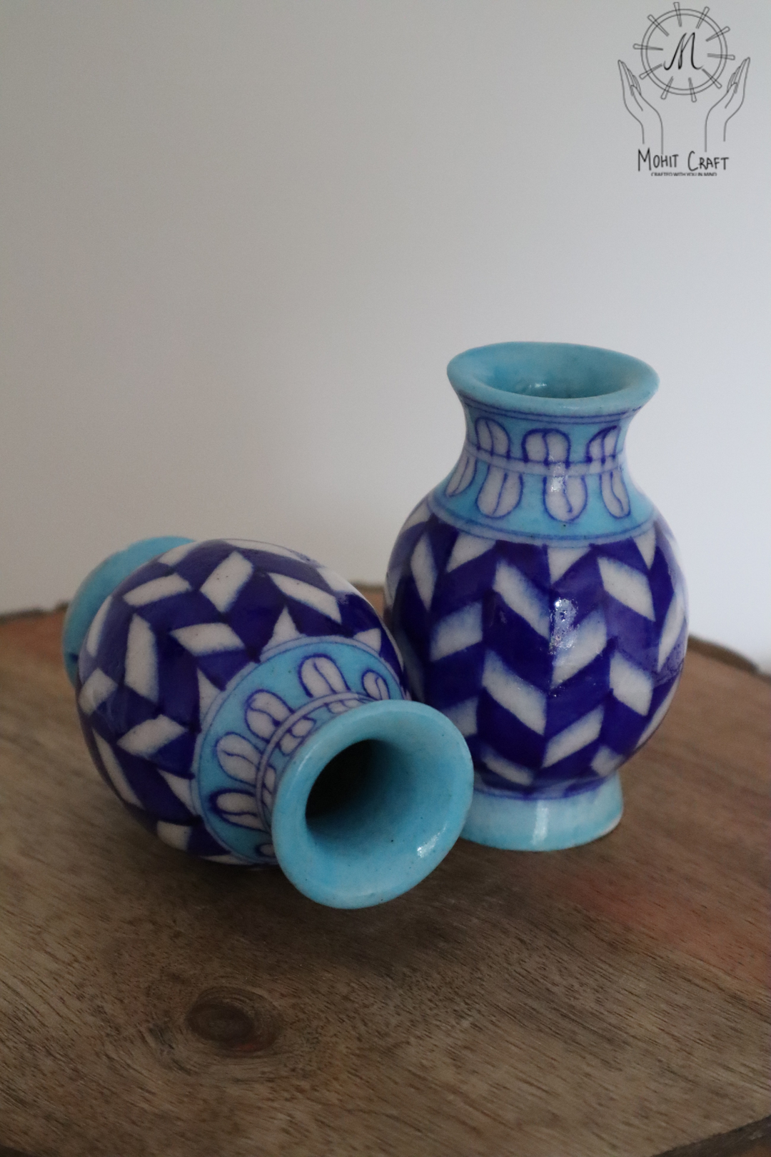 Ceramic Floral Handcrafted Vase |Traditional Home Decor in USA