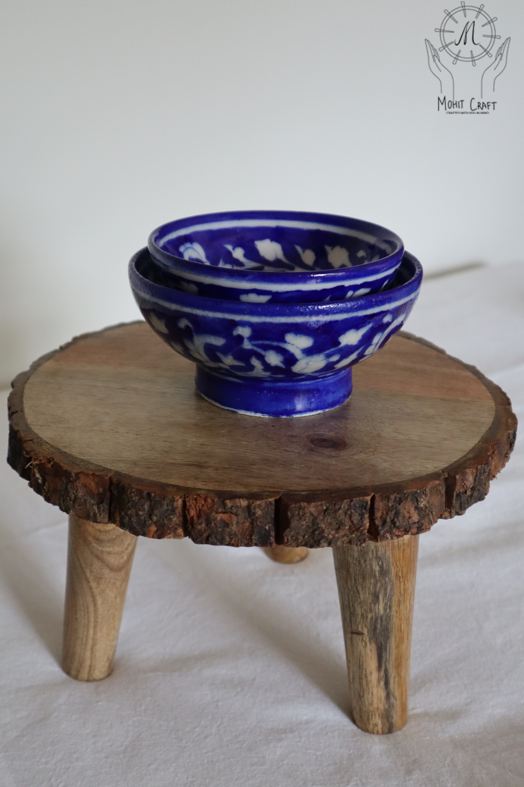 Ceramic Floral Handcrafted Bowls set |Traditional Home Decor in USA