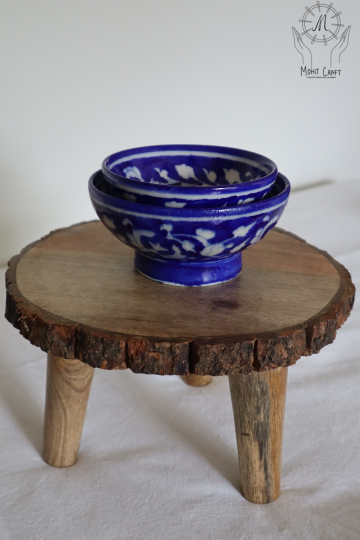 Ceramic Floral Handcrafted Bowls set |Traditional Home Decor in USA