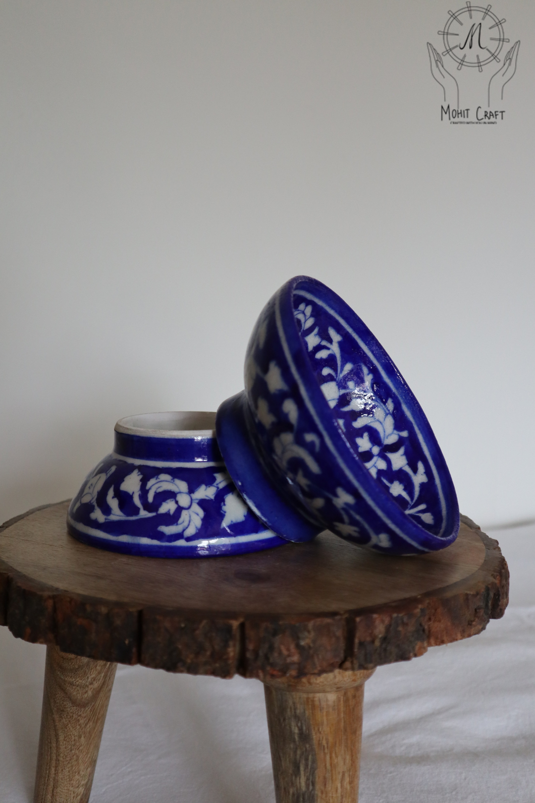 Ceramic Floral Handcrafted Bowls set |Traditional Home Decor in USA