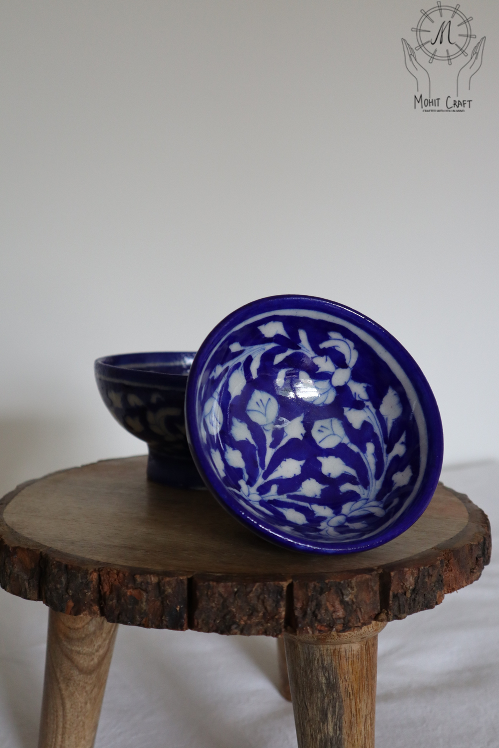Ceramic Floral Handcrafted Bowls set |Traditional Home Decor in USA