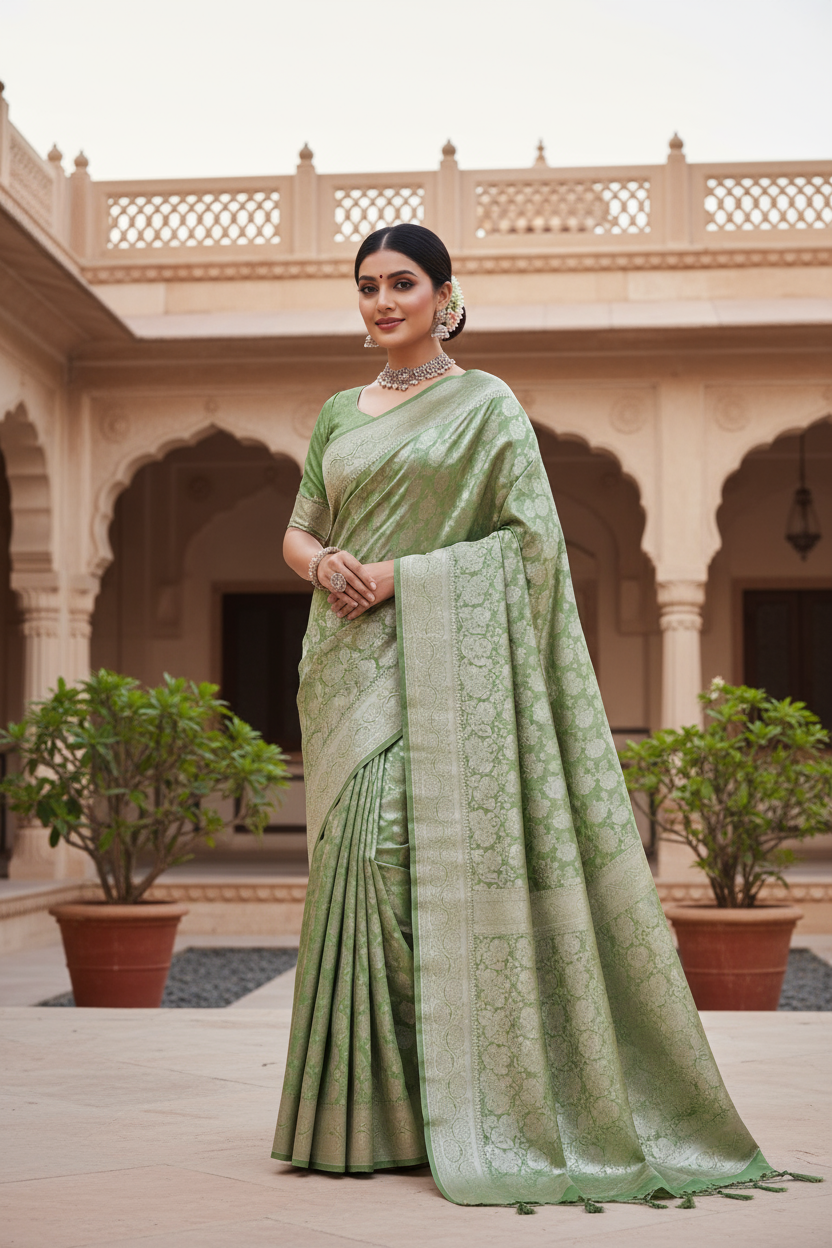 Banarasi Katan Silk