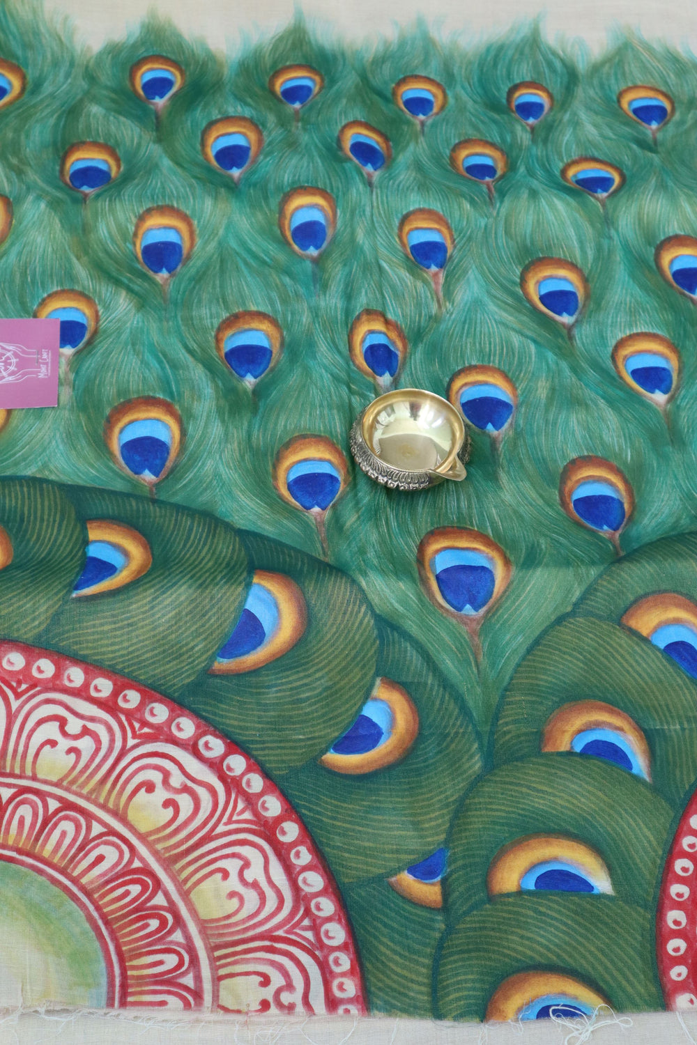 Traditional Kerala Sarees online in the USA |Mural Painted Kerala Saree