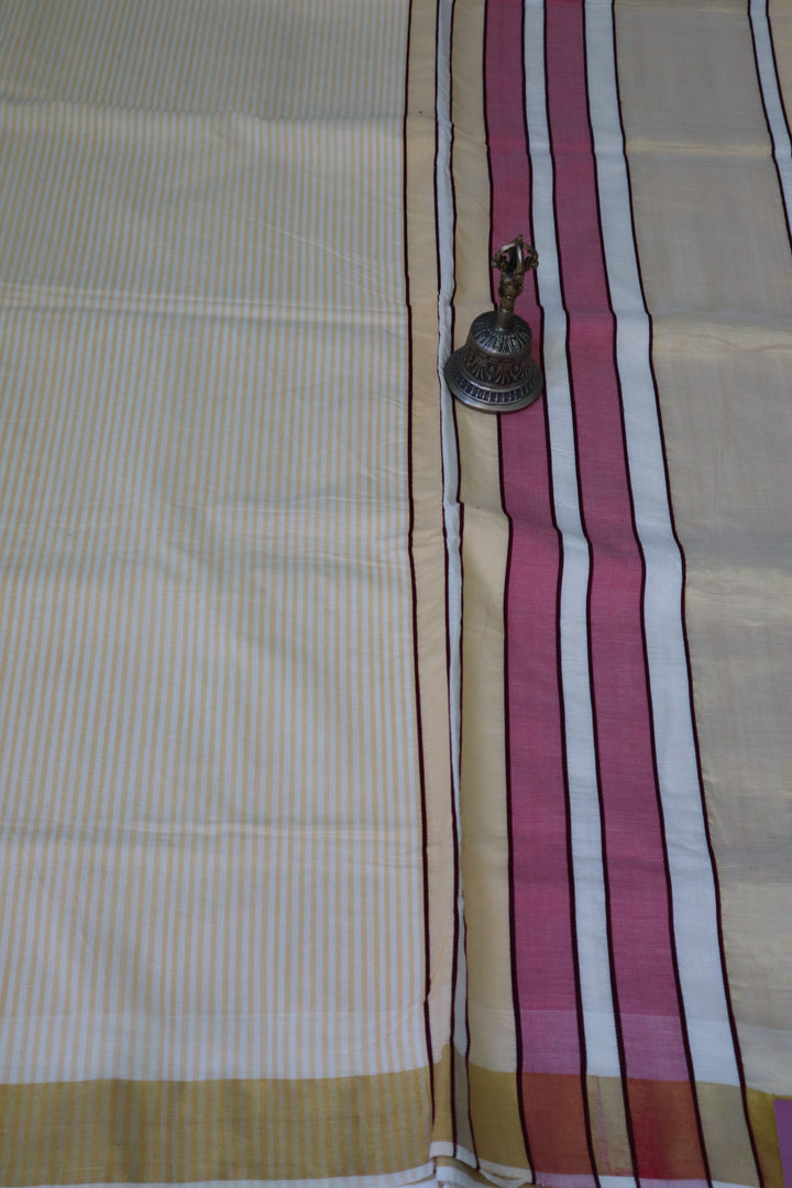 Traditional Kerala Sarees online in USA |CHENDAMANGALAM HANDLOOM COTTON SAREE
