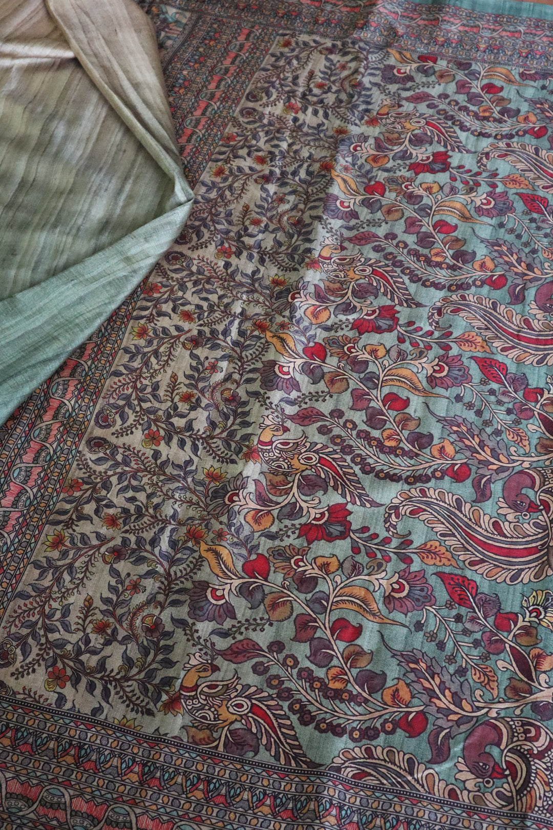 Digital Printed Tussar Fancy