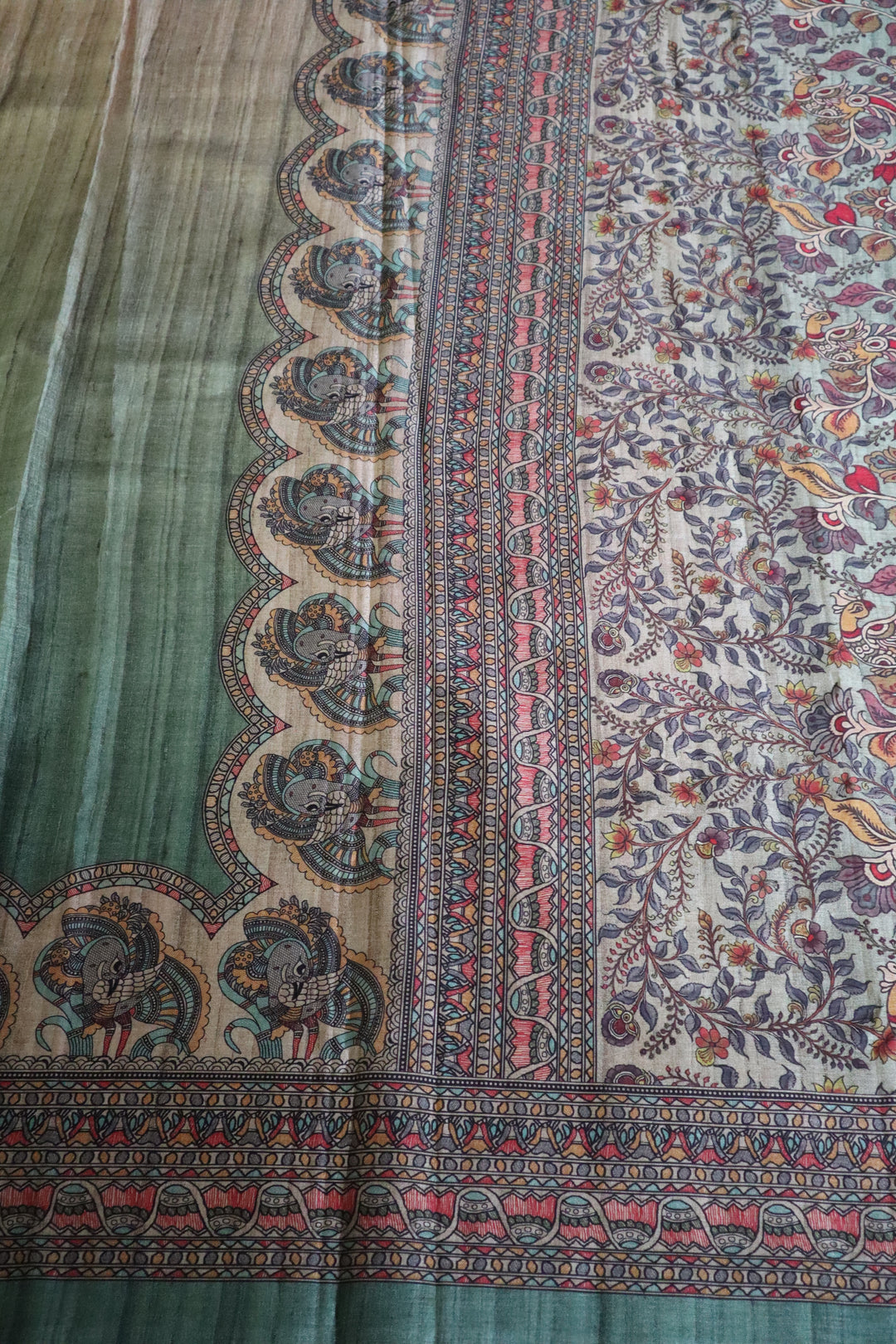 Digital Printed Tussar Fancy