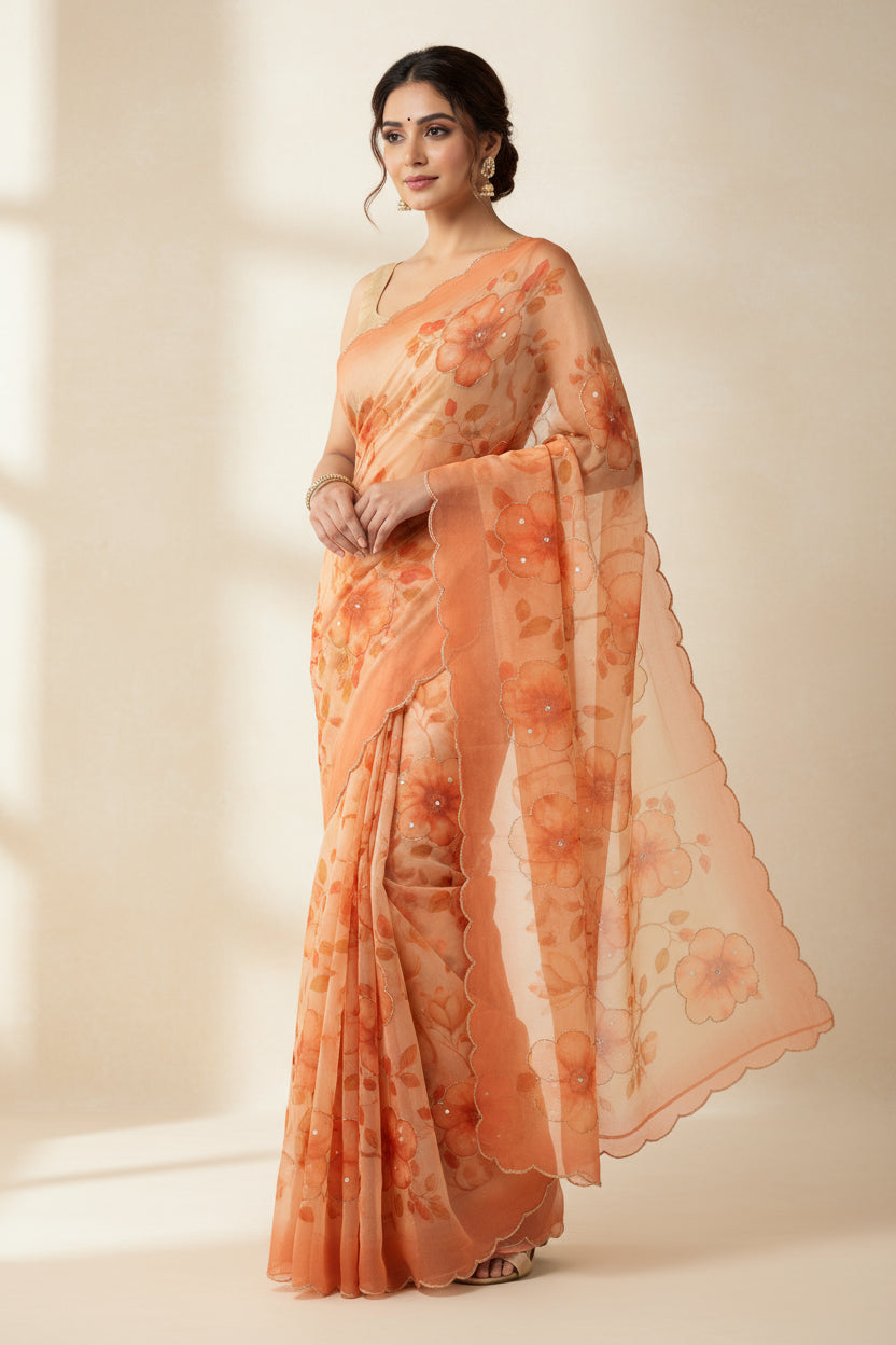 Organza Saree