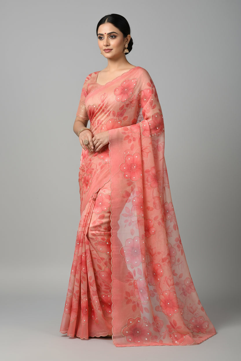 Organza Saree