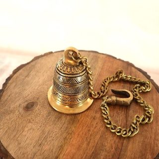 Traditional Home Decor in USA | Brass Wall Hanging Bell