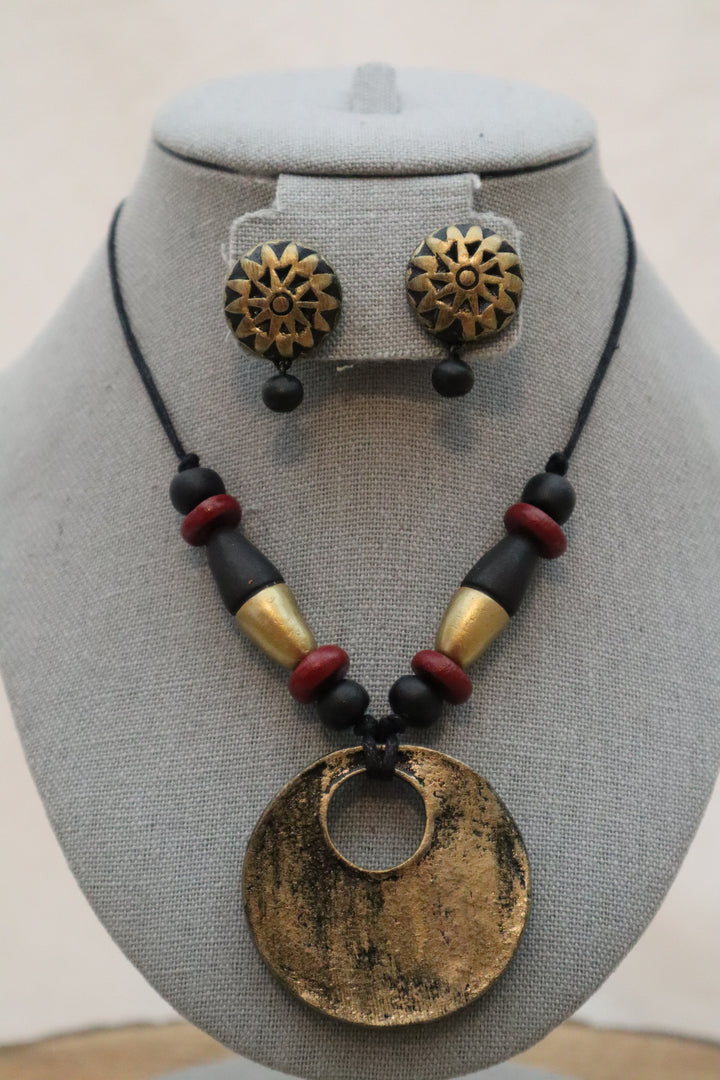 Indian jewelry and accessories in USA. |Handmade Terracotta Jewelry Set