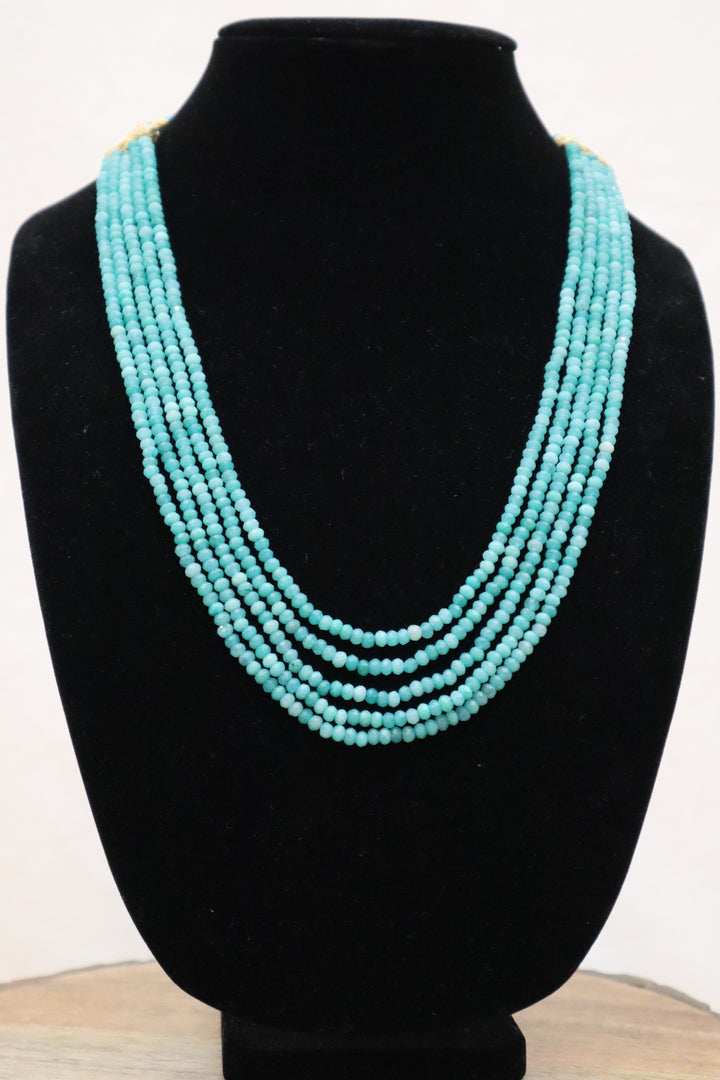 Indian jewelry and accessories in the USA | Onyx beads 5 layer chain