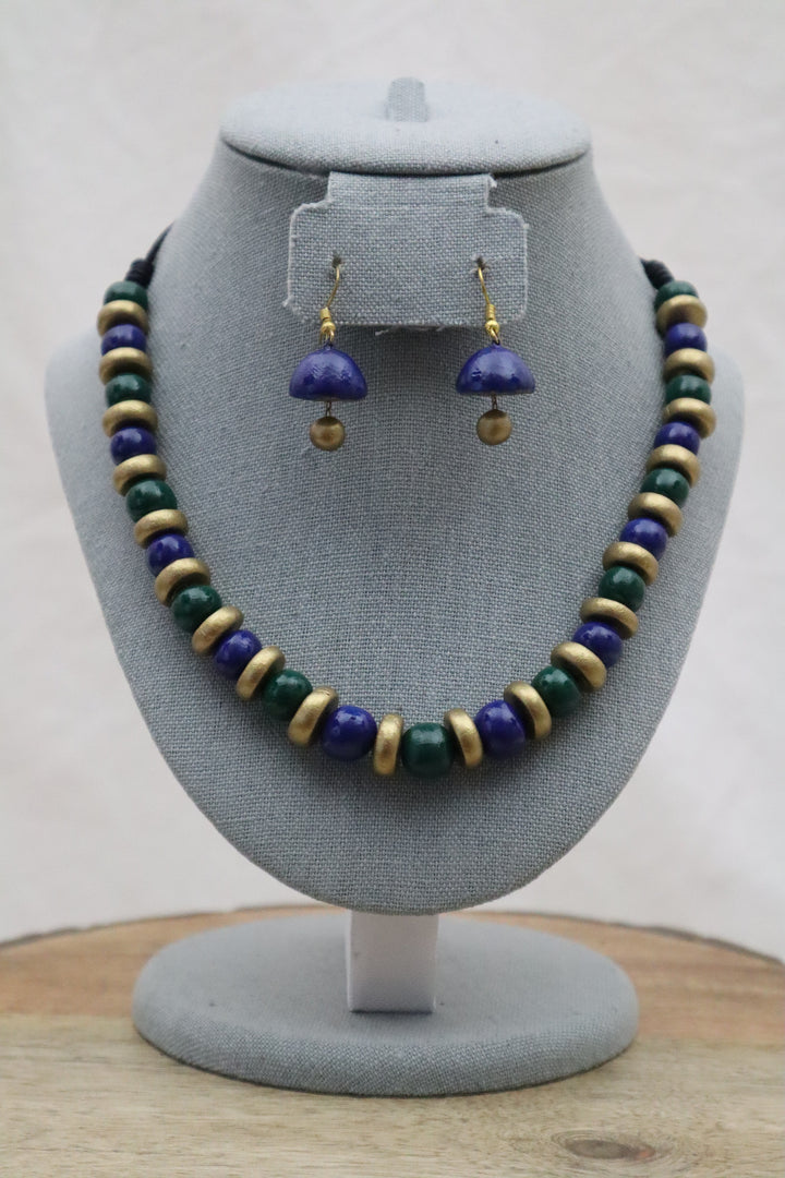Indian jewelry and accessories in USA. |Handmade Terracotta Jewelry Set