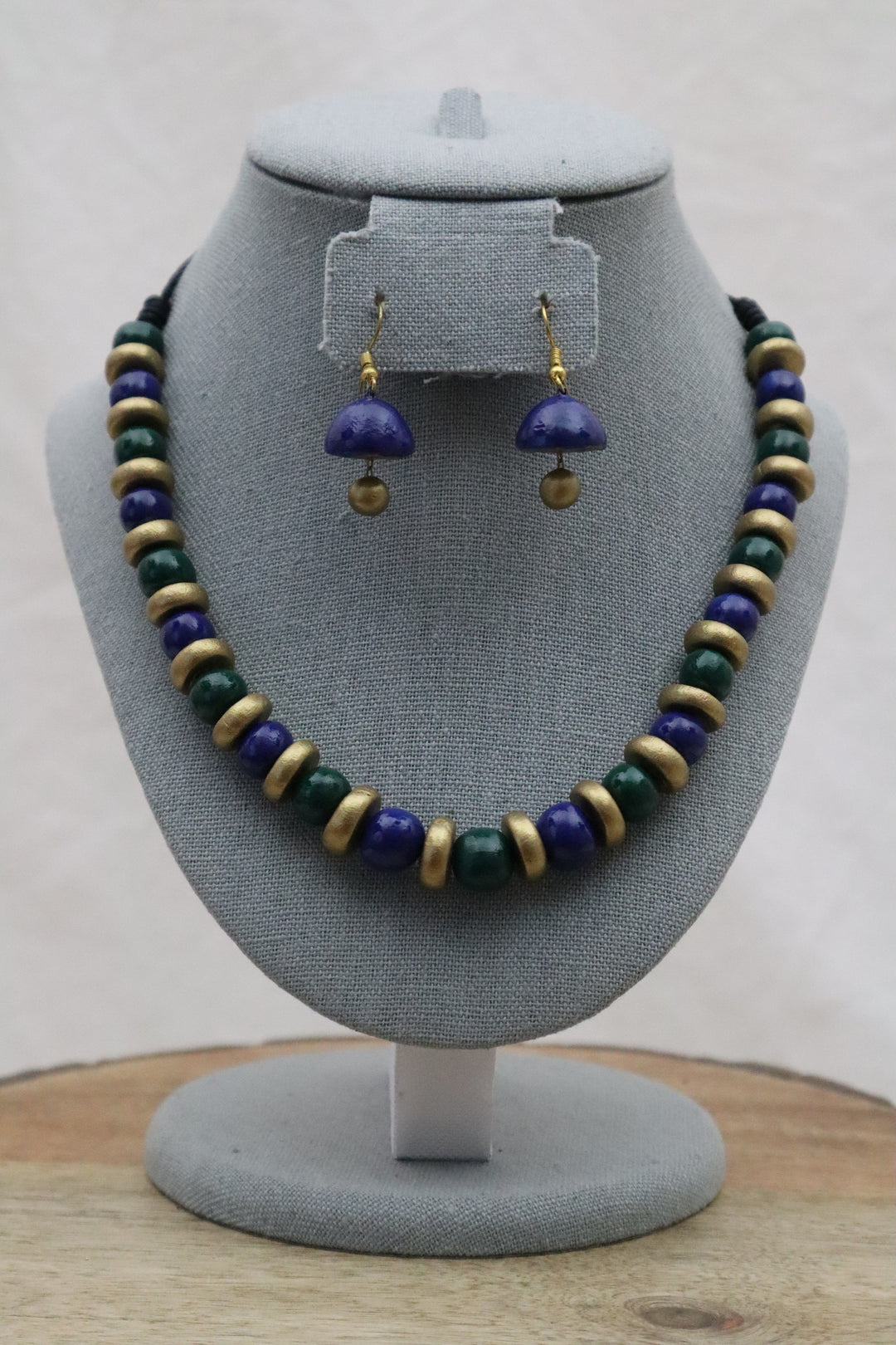 Indian jewelry and accessories in USA. |Handmade Terracotta Jewelry Set