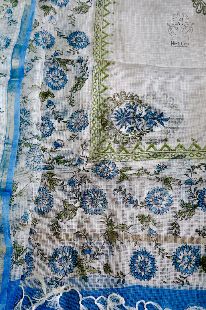 Buy Indian Dress in USA |Kota Doria Silk Shawl