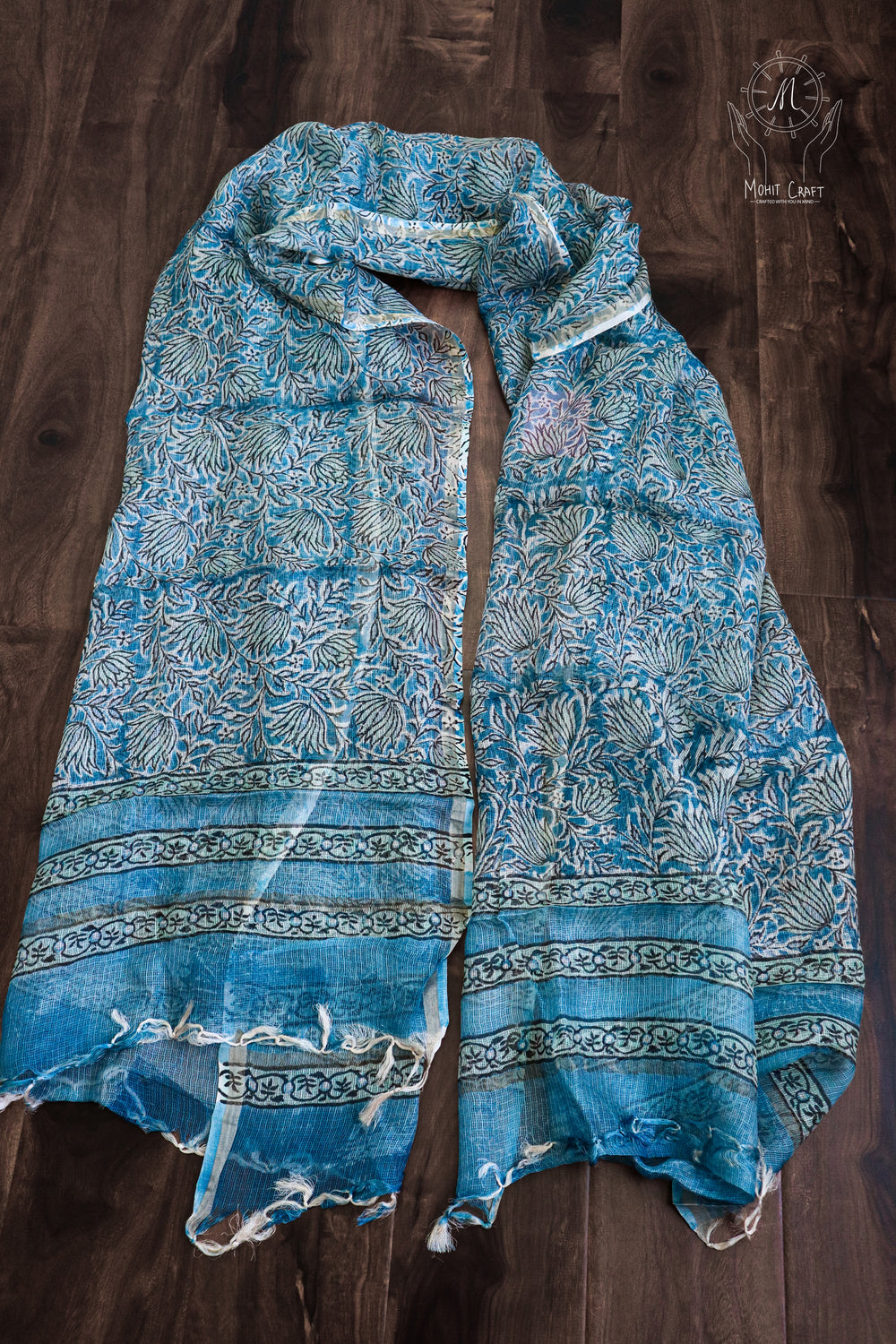 Indian Clothing in USA |Kota Doria Silk Shawl