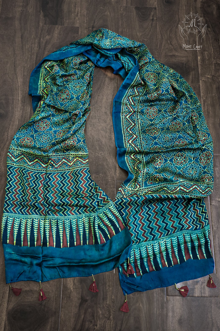 Ajarakh Modal Silk Stoles