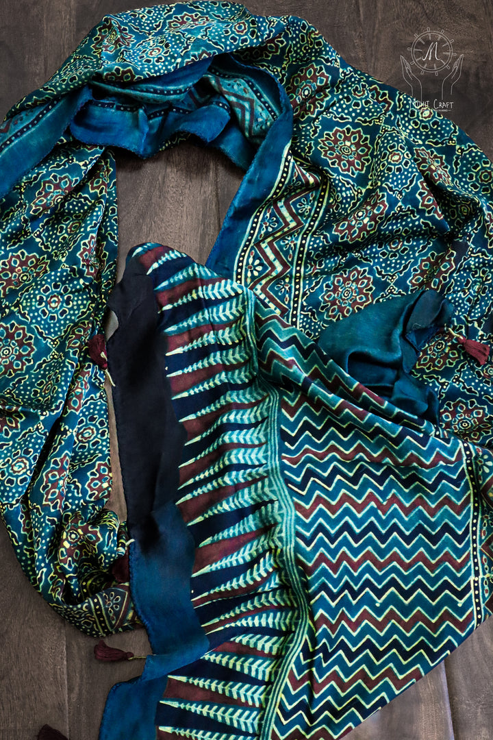 Ajarakh Modal Silk Stoles