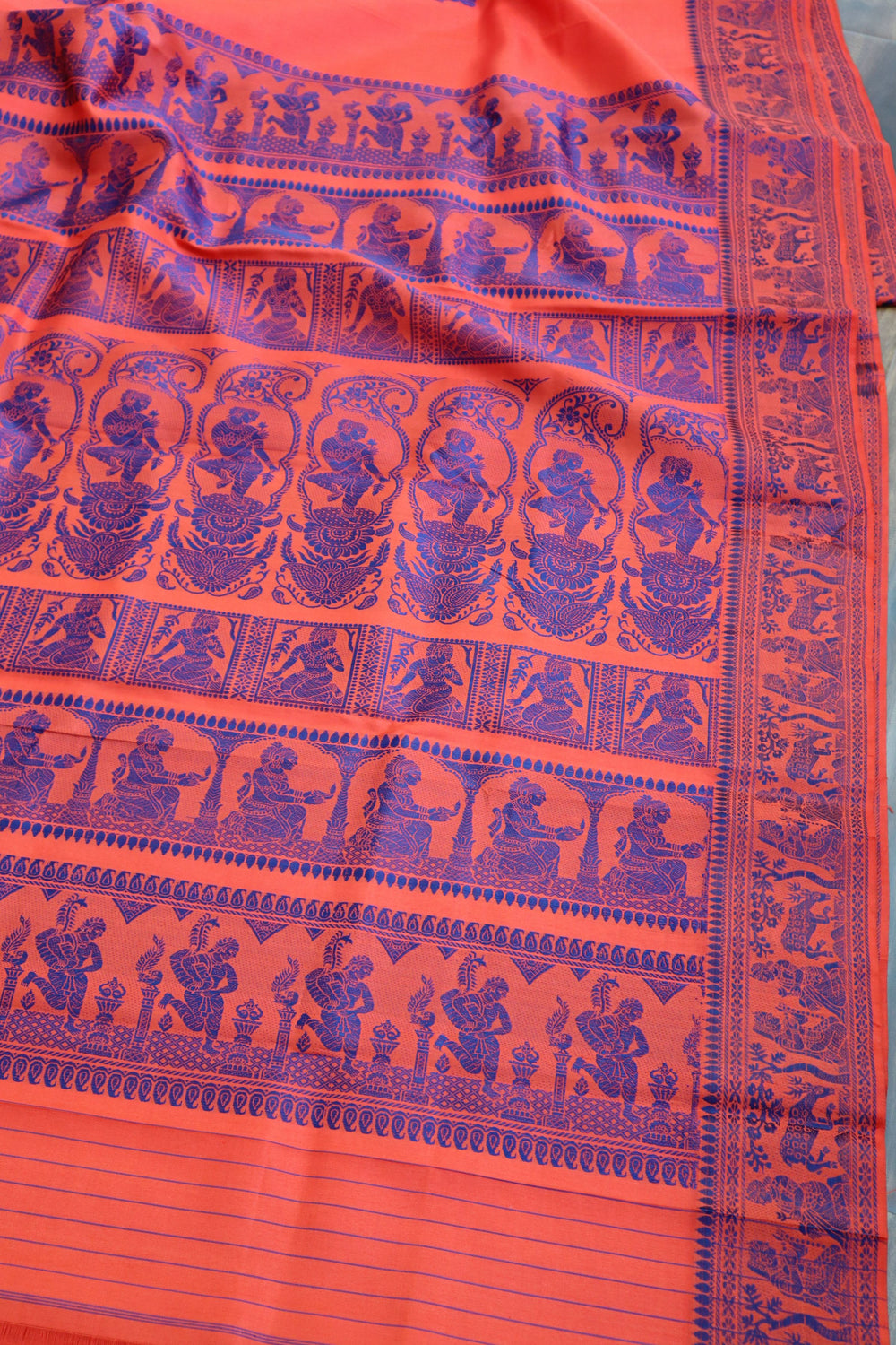 Buy Indian Dress in USA | Baluchari Silk Saree