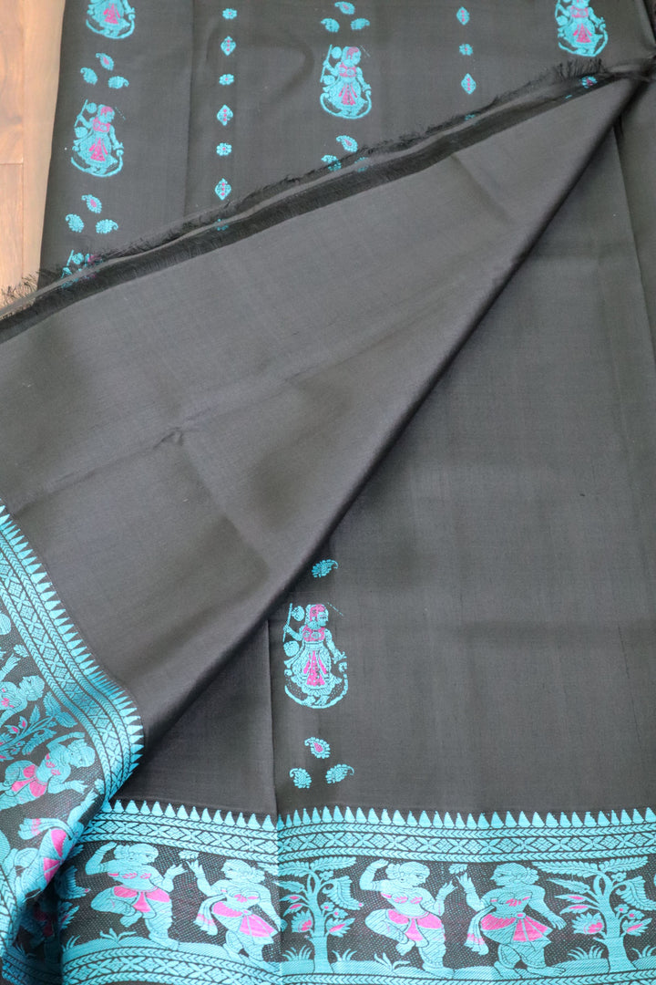 Cotton Silk Sarees Online in USA| Baluchari Silk Saree