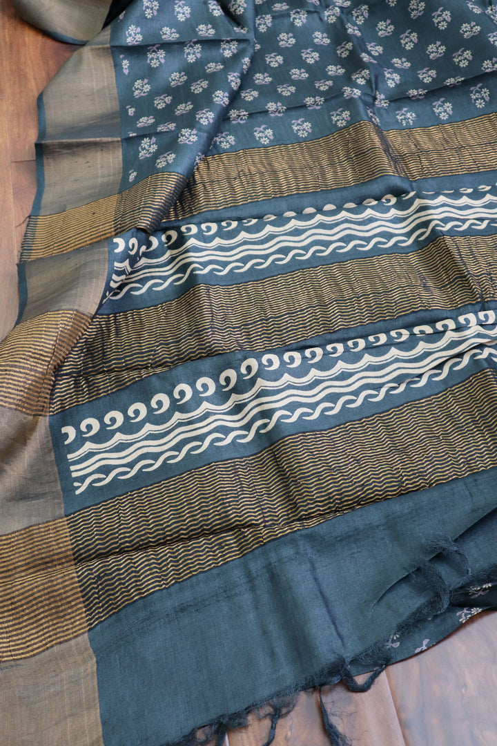 Tussar Silk Saree | Designer Sarees online in the USA