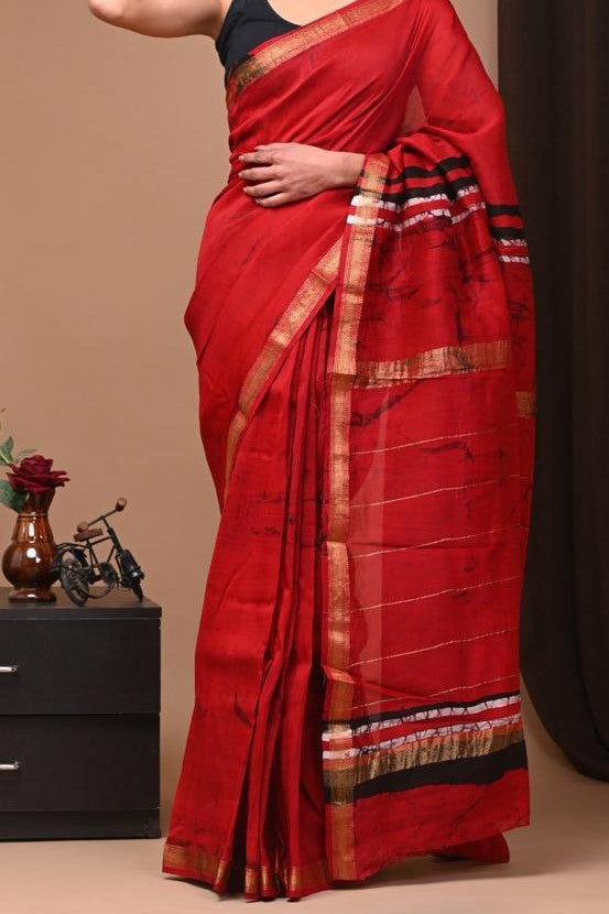 Cotton Silk Sarees Online in USA |Maheswari Cotton Silk Saree