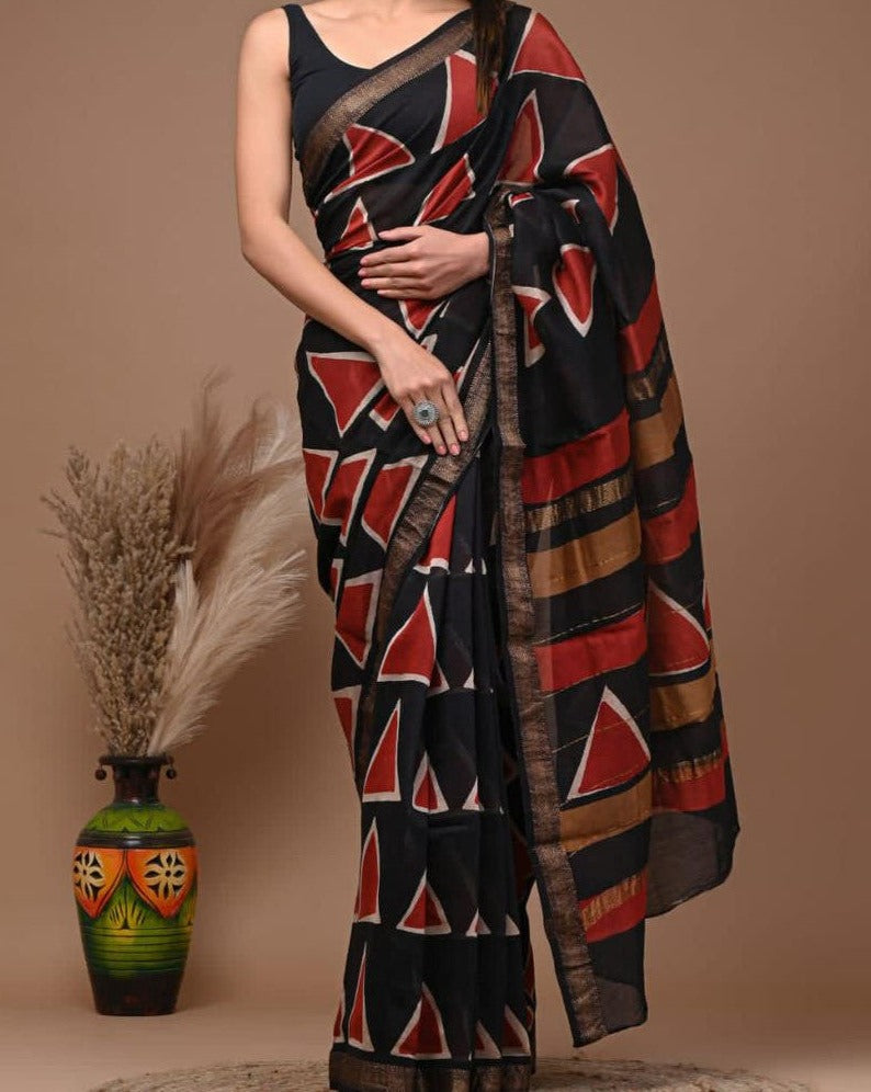 Cotton Silk Sarees Online in USA |Maheswari Cotton Silk Saree