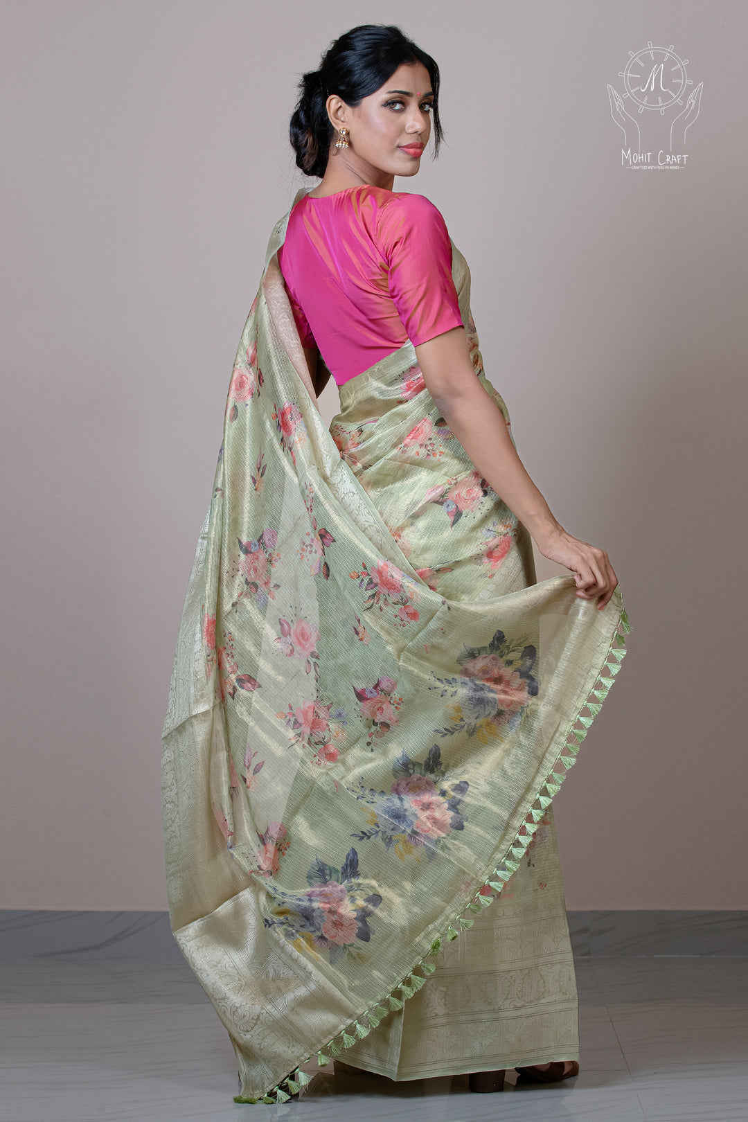 Tissue Silk Digital Print | Buy Indian Dress in USA