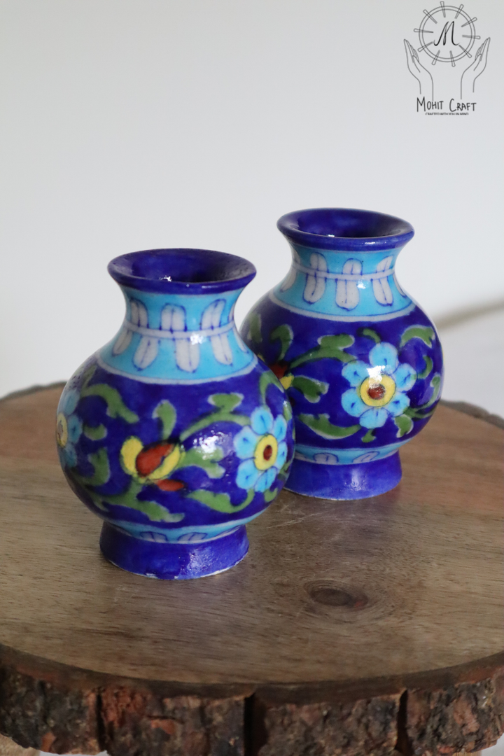 Ceramic Floral Handcrafted Vase |Traditional Home Decor in USA