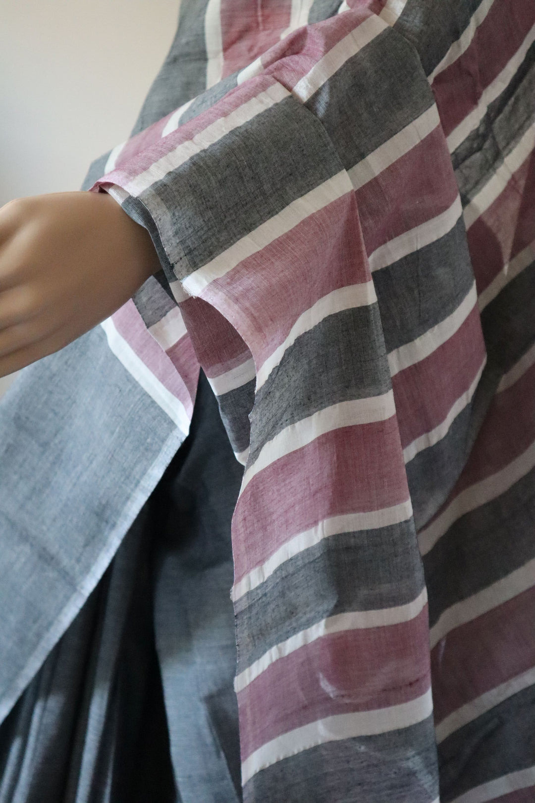 Handwoven Cotton Saree with Contemporary Design