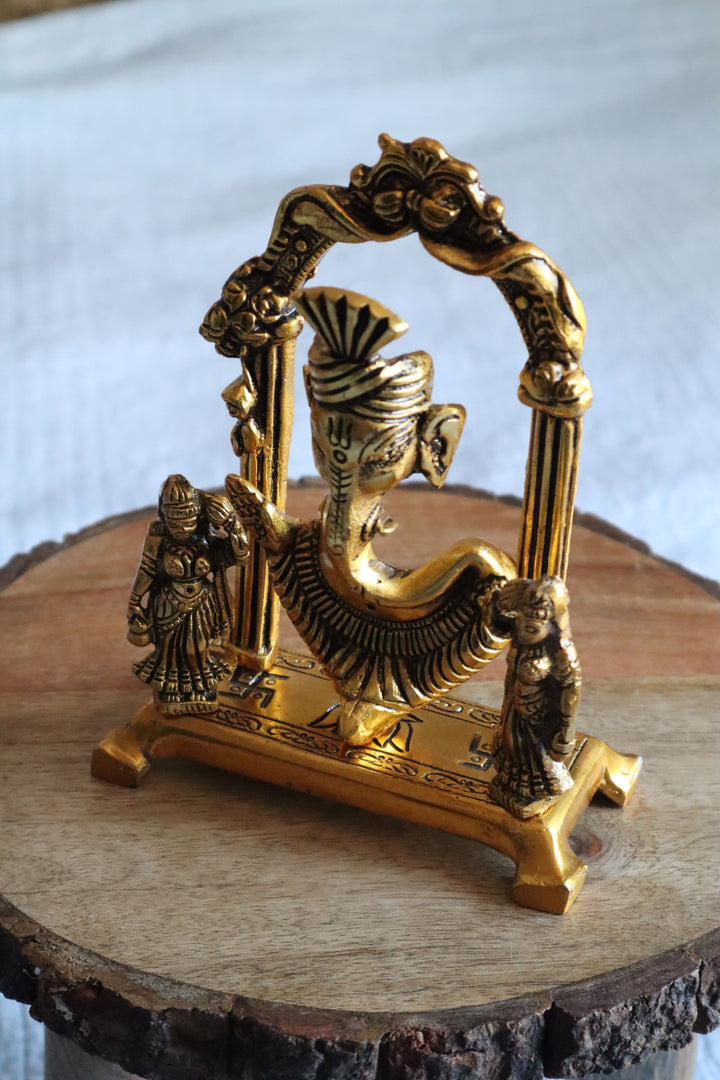 Gateway Blessings – Metal Ganesha Statue