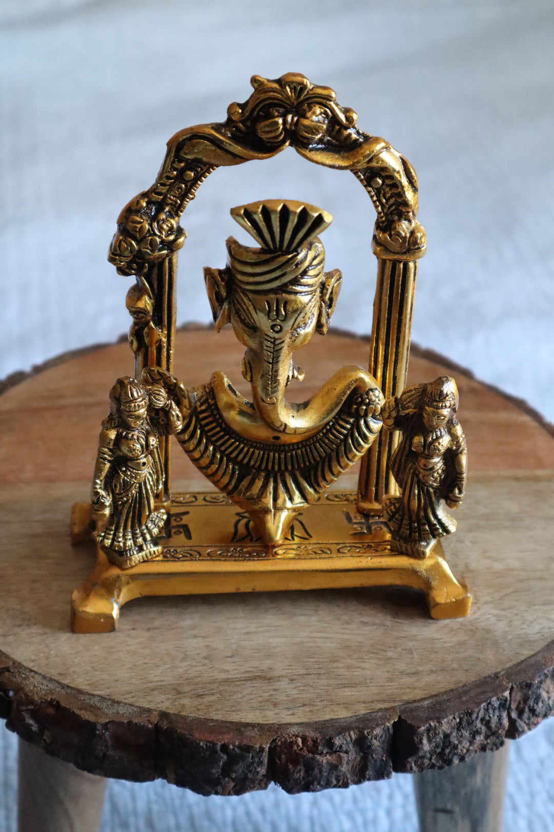 Gateway Blessings – Metal Ganesha Statue