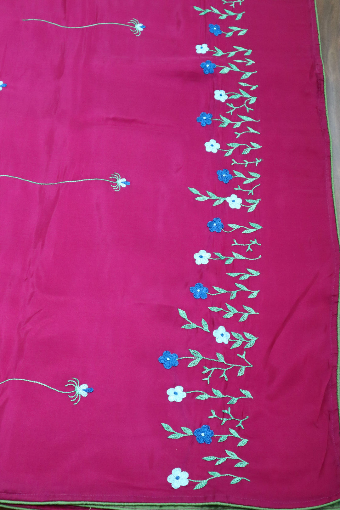 Hand Embroidered Sarees Online in USA |Uppada Silk