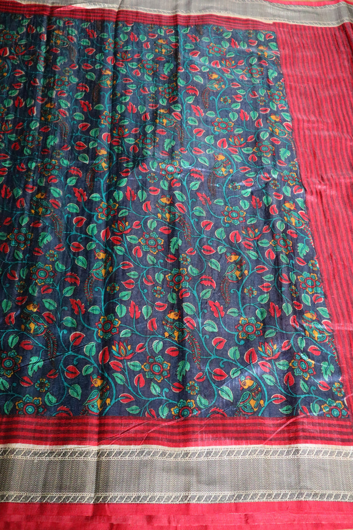 Digital Printed Silk Saree