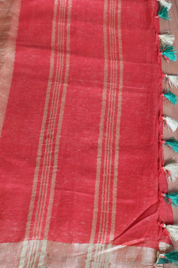 Linen Cotton Saree