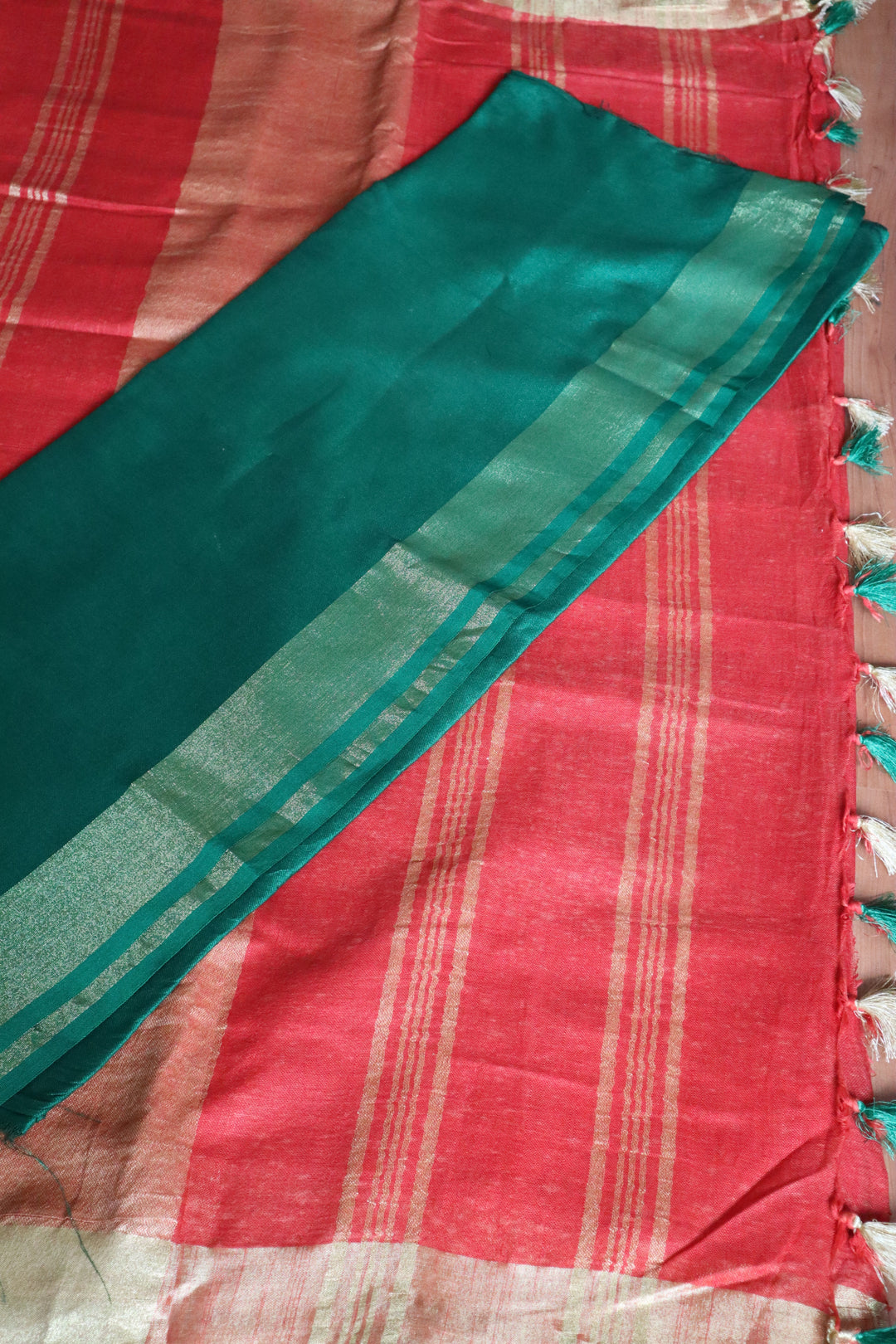 Linen Cotton Saree