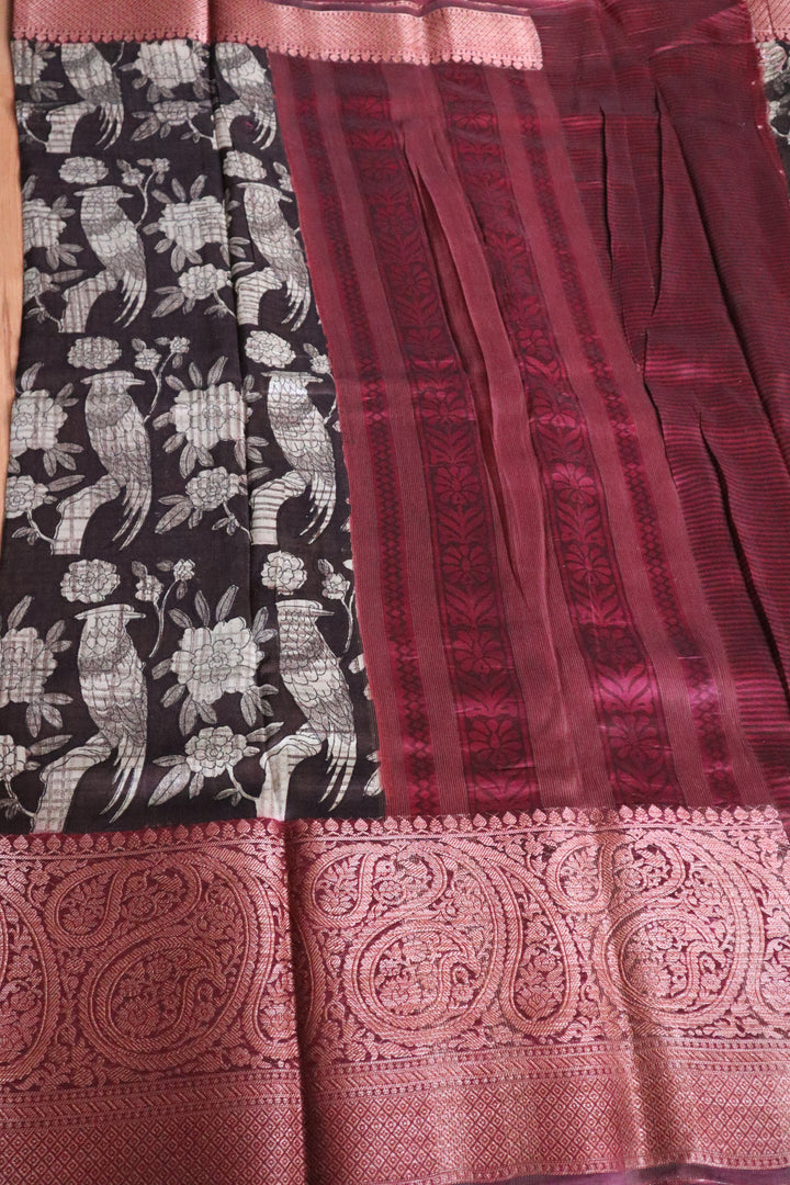 Fancy Raw Silk Saree