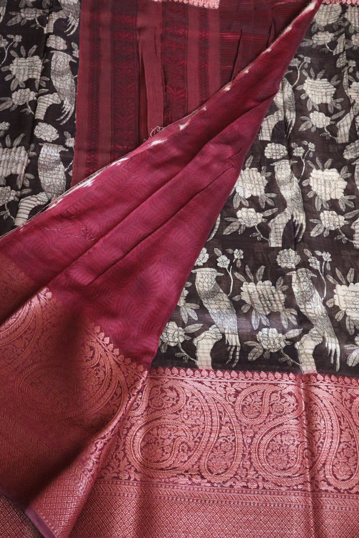 Fancy Raw Silk Saree