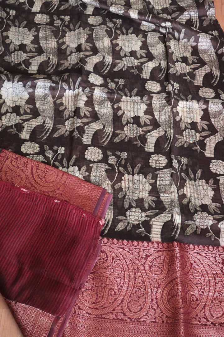 Fancy Raw Silk Saree