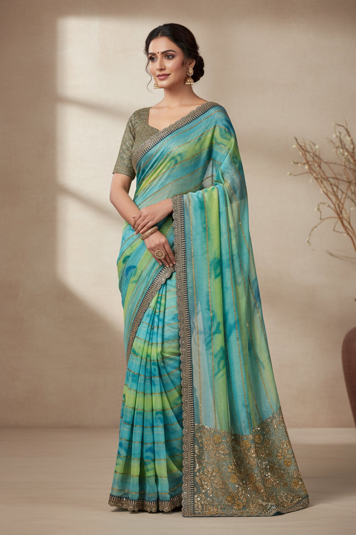 Organza Saree