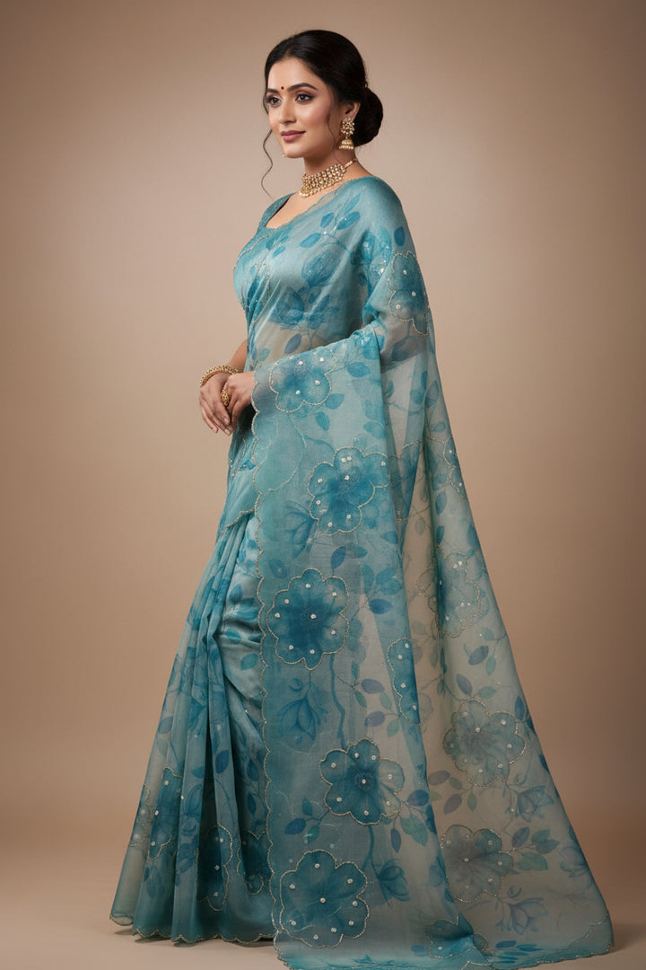 Organza Saree
