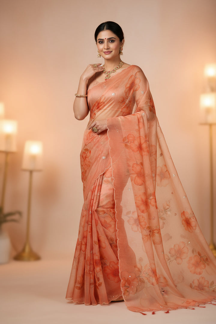 Organza Saree