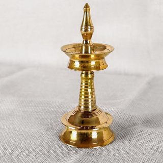 Traditional Home Decor in USA |Kerala Brass Oil Lamp