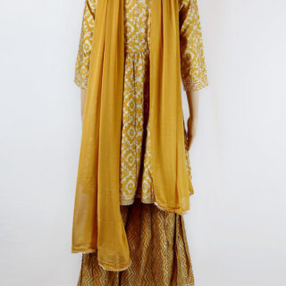 Ladies Kurta Online in USA |Embroidered Sharara set