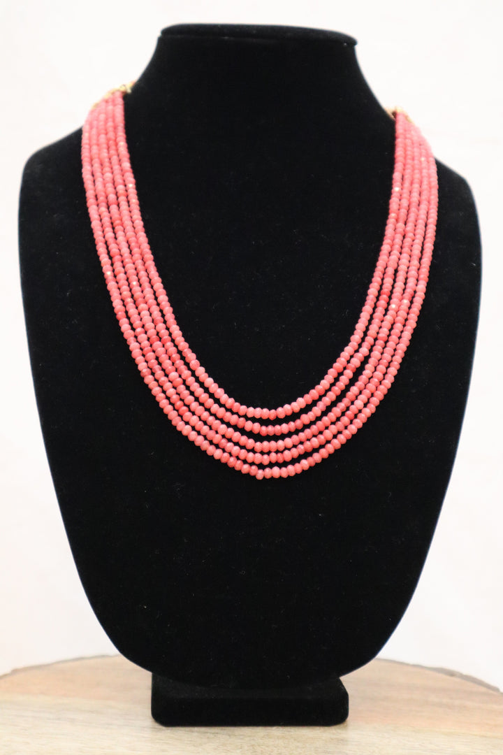 Onyx beads 5 layer chain