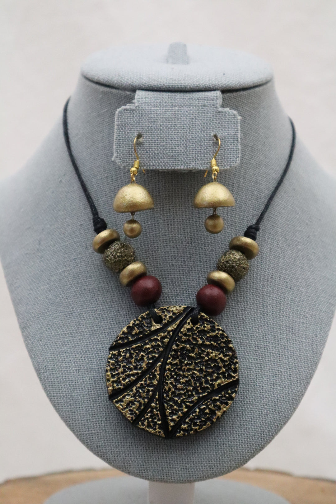 Handmade Terracotta Jewelry Set