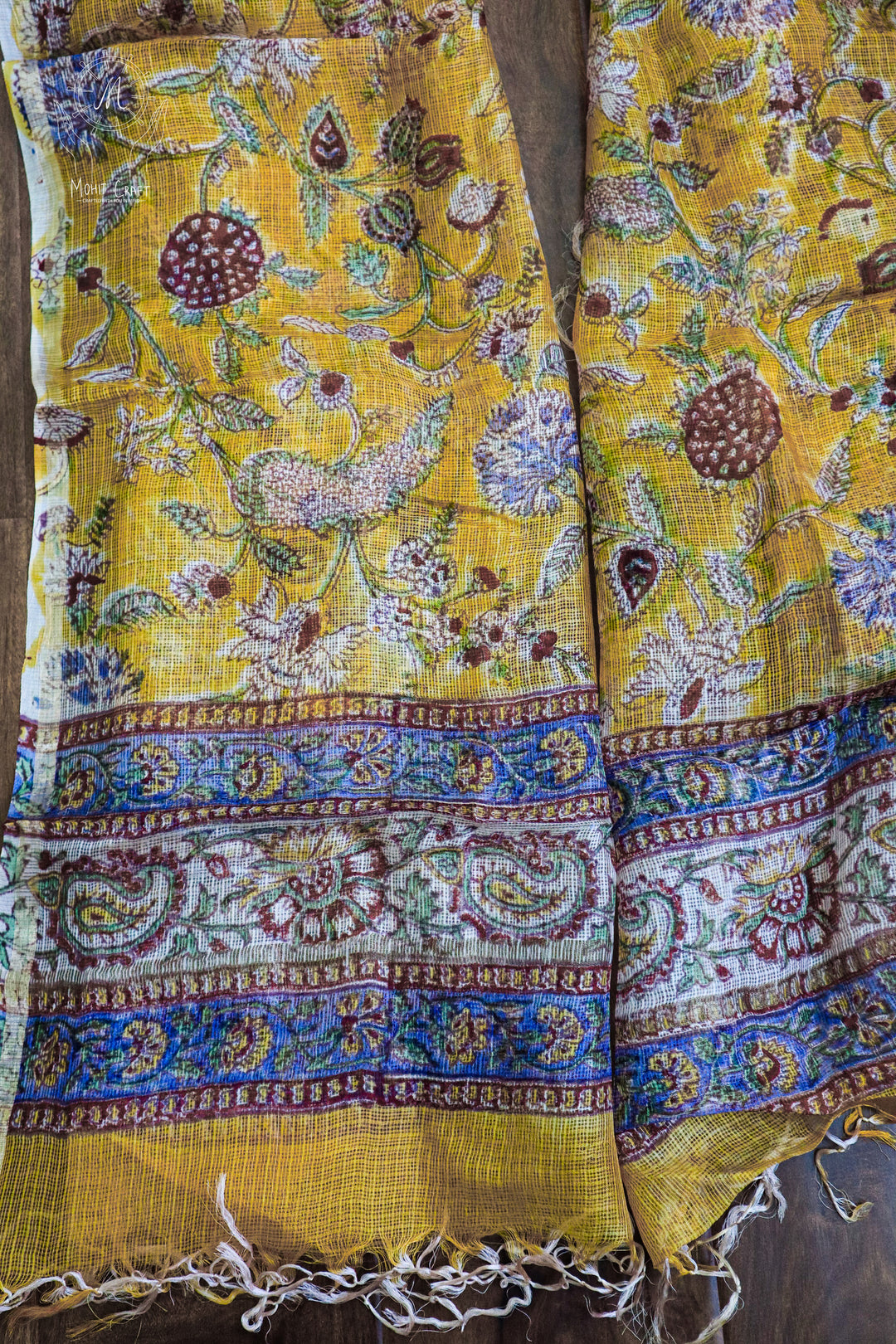 Indian Clothing in USA |Kota Doria Silk Shawl