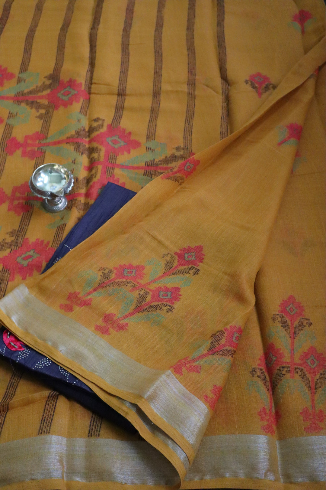 Mercury Linen Saree | Traditional Indian Wear for Women in USA