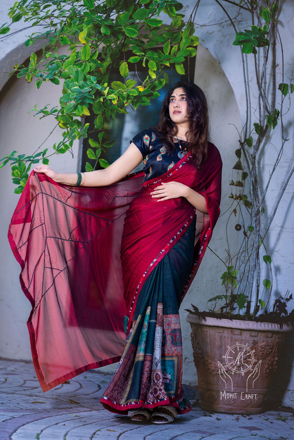 Georgette Printed Designer Saree