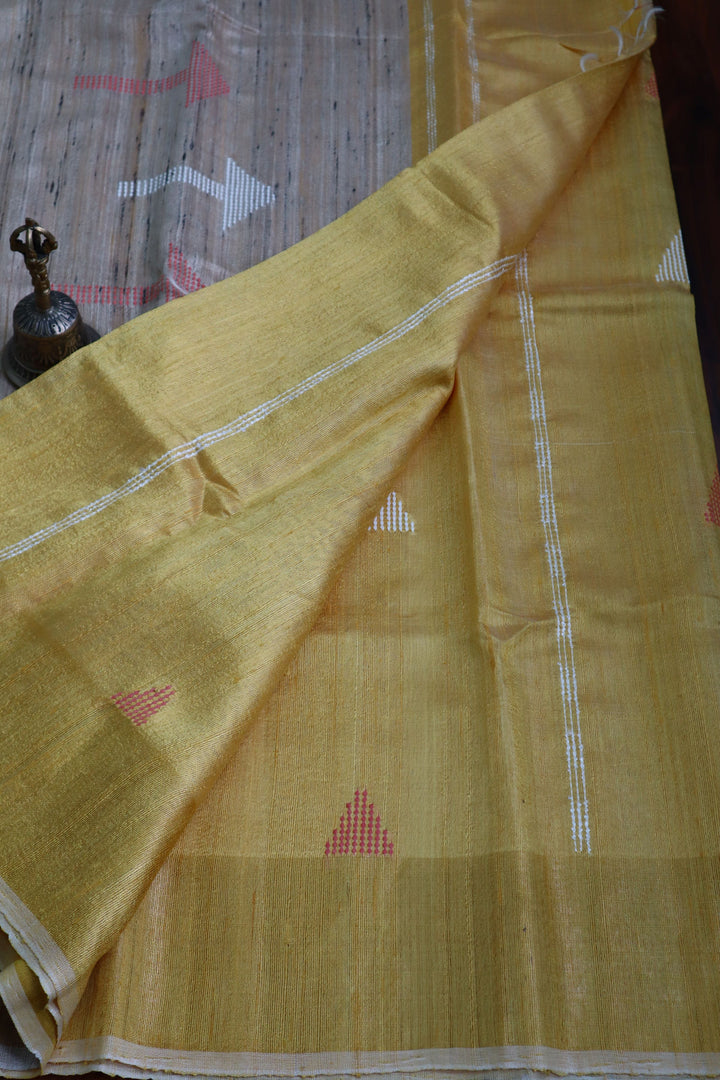 Tussar Silk Saree | Designer Sarees Online in USA